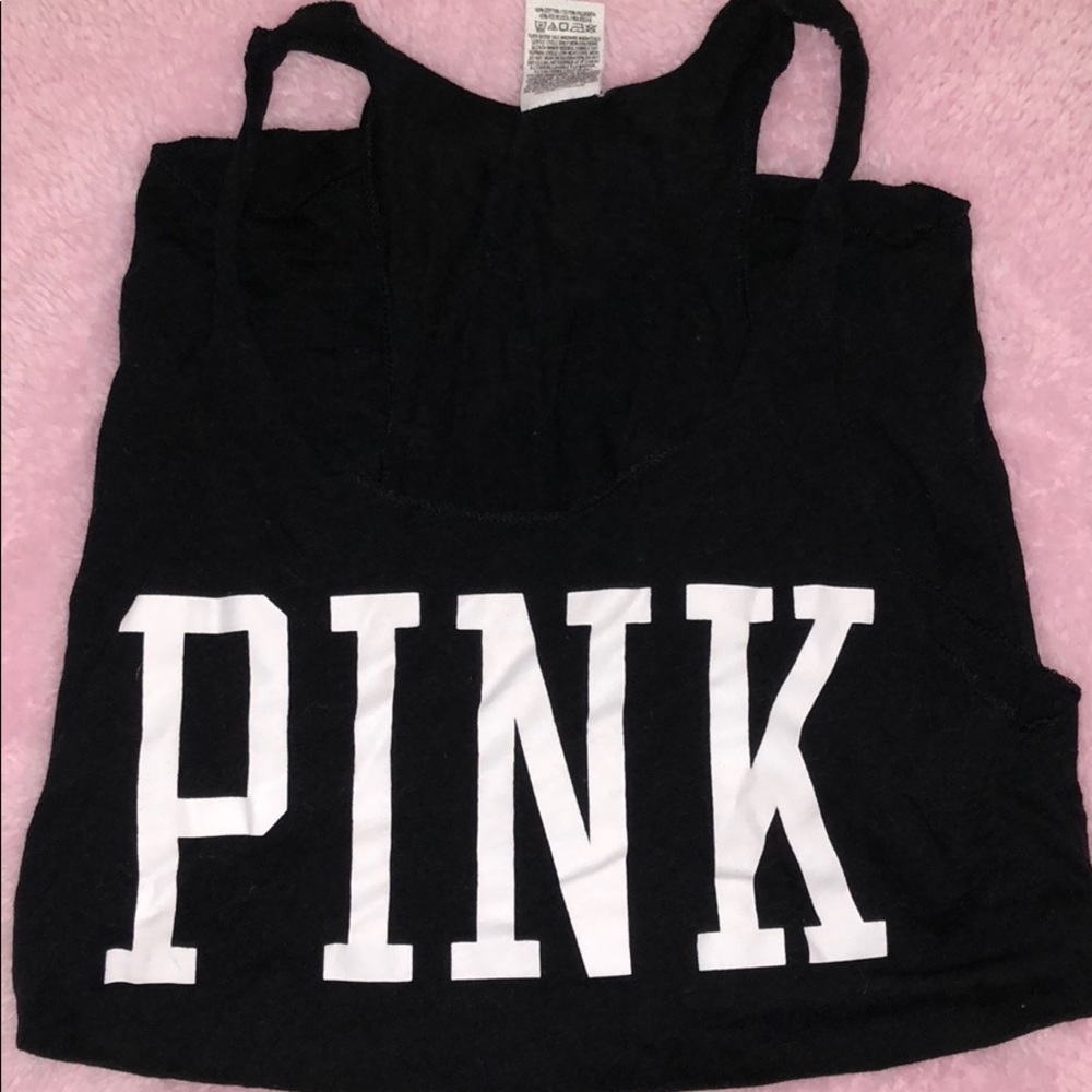 Pink racer back tank